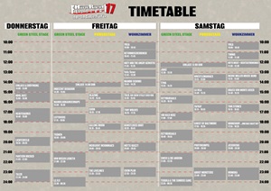 Plakat Huette Rockt 2024